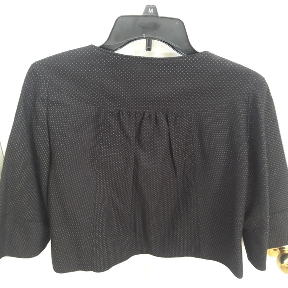 Nine West Black/White Poncho Sz 8 - Picture 6 of 7